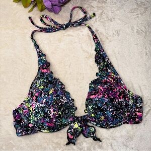 Victoria’s Secret Colorful Halter Bikini Top